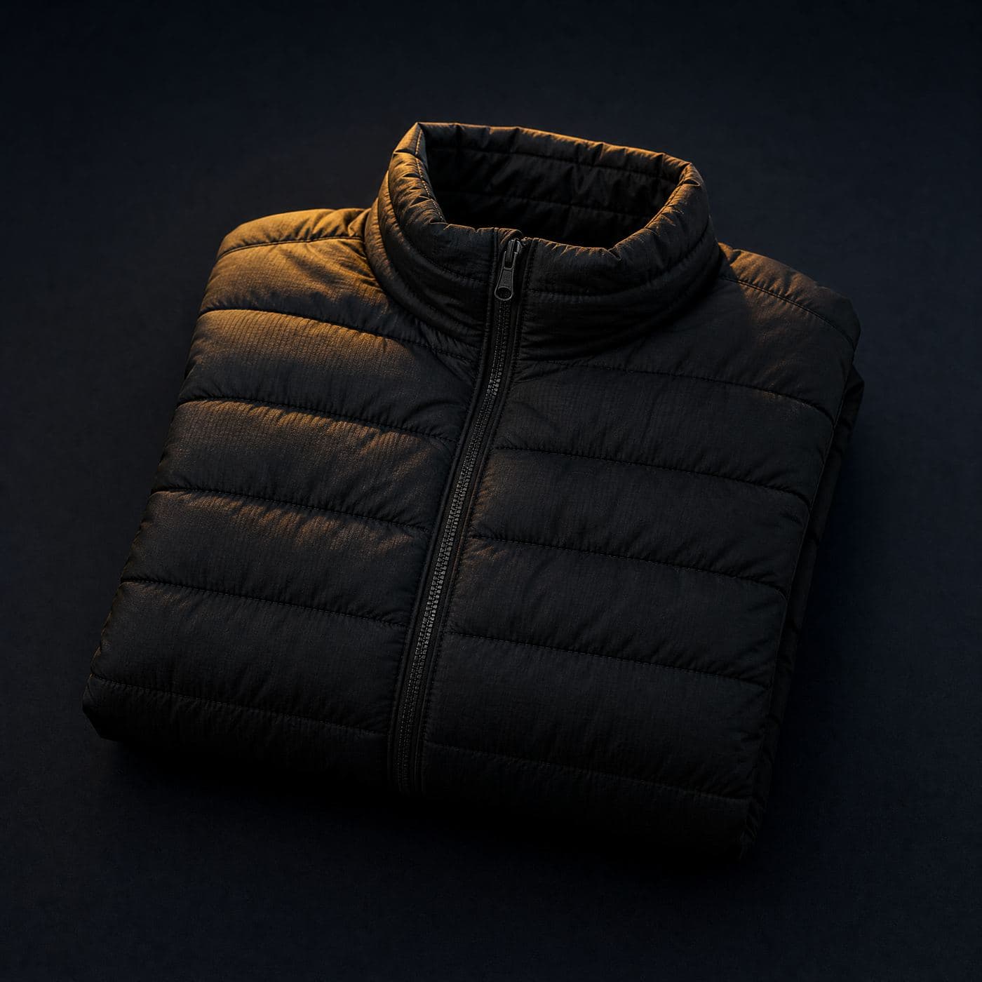 Insulated Packable Jacket, laid flat