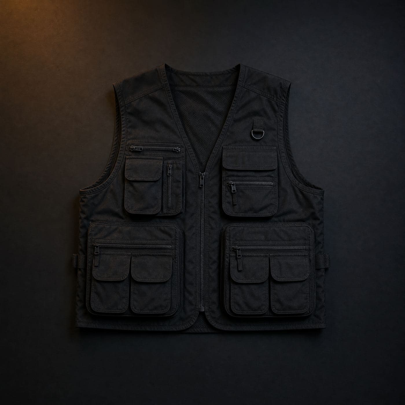 Vest Multi-Pocket, laid flat