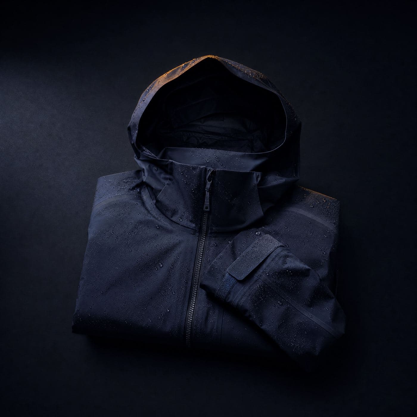 Water-Repellent Shell, laid flat