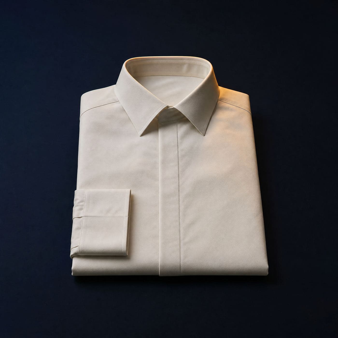 Wrinkle-Resistant Poplin, laid flat